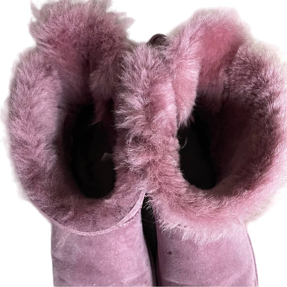 Ugg Bow Lilac Boots 9 - Picture 11 of 16
